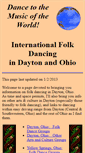 Mobile Screenshot of daytonfolkdance.com