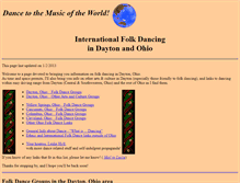 Tablet Screenshot of daytonfolkdance.com
